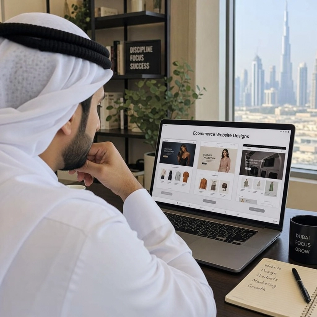 how to choose an ecommerce web design company in Dubai